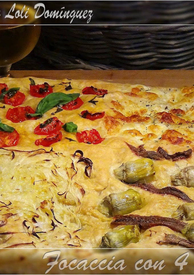 Una foto de Focaccia con 4 sabores