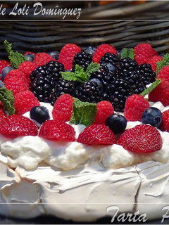 Una foto de Tarta Pavlova