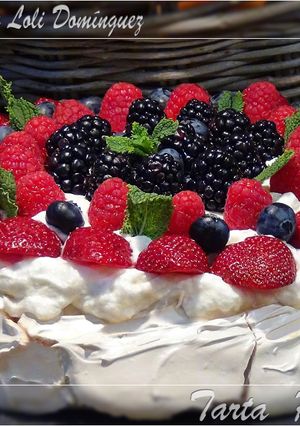 Una foto de Tarta Pavlova