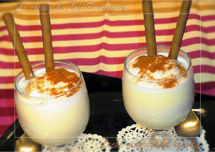 Leche merengada helada