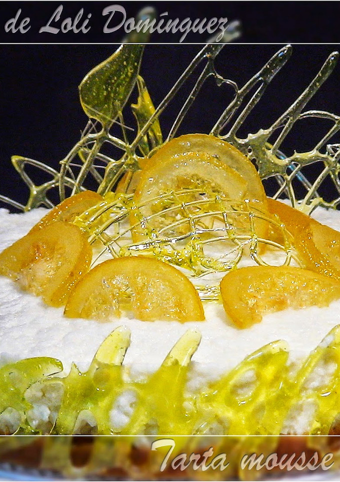 Una foto de Tarta mousse de limón sin horno