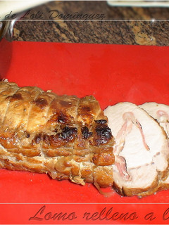 Una foto de Lomo relleno a la miel