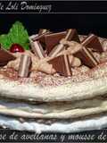 Dacquoise de avellanas y mousse de Nutella