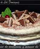 Dacquoise de avellanas y mousse de Nutella