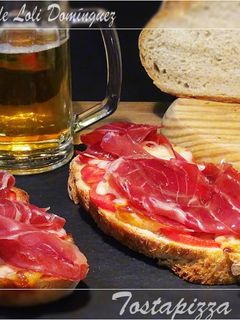 Una foto de Tostapizza ibérica