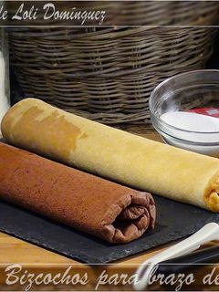 Una foto de Bizcochos para brazo de gitano