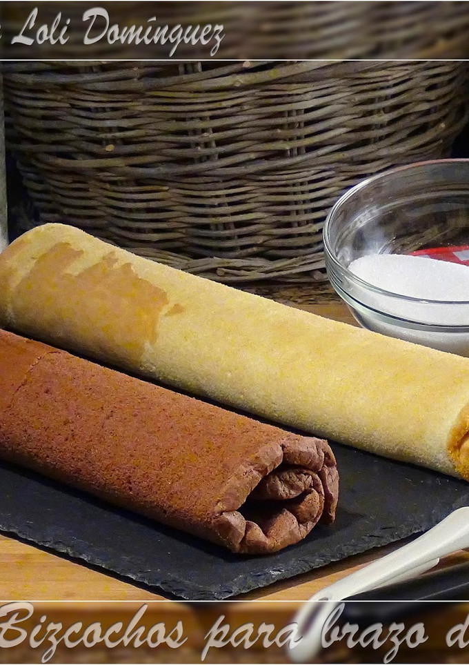 Una foto de Bizcochos para brazo de gitano