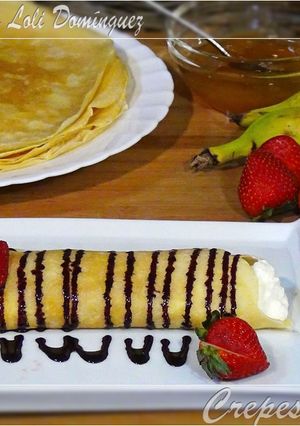 Una foto de Crepes dulces