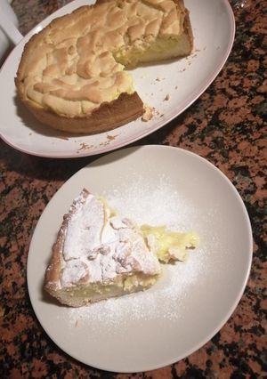 Φωτογραφία της συνταγής Μηλόπιτα με κρέμα