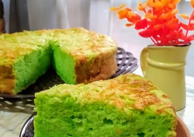 Bolu Pandan Putih Telur