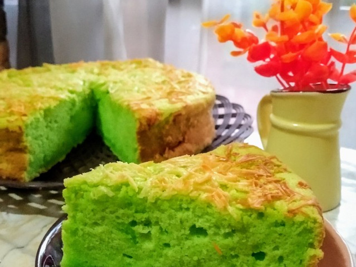Resep Bolu Pandan Putih Telur, Lezat