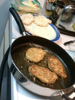 A picture of Breaded Pork Chop Dinner.