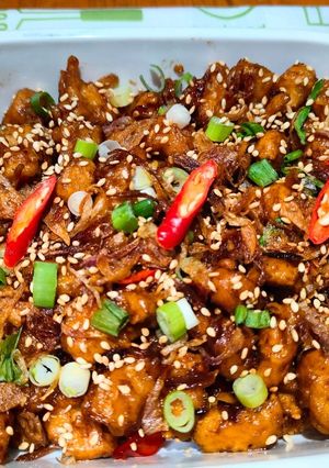 Foto resep Tempe Saos Teriyaki Hot & Spicy