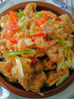 Una foto de Ensalada de Peix sec ibicenco