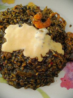 Una foto de Arroz negro