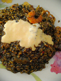 Una foto de Arroz negro