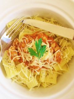 Una foto de Tortiglioni a la Napolitana