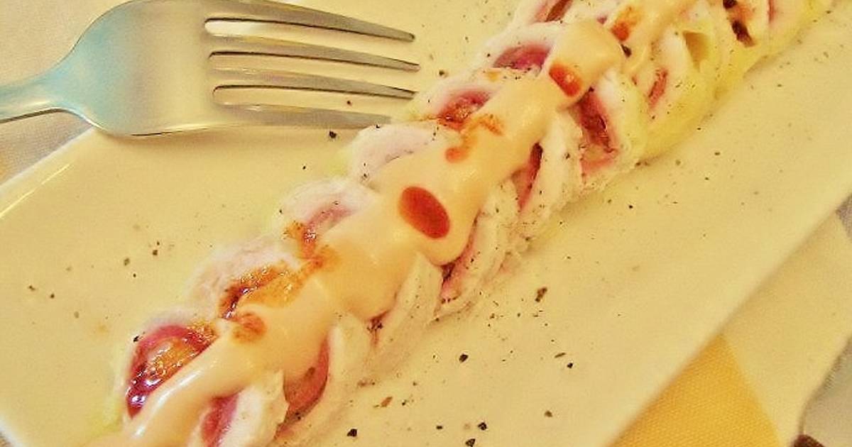 Fiambre de Pollo relleno de Jamón Ibérico y Queso Receta de josevillalta-  Cookpad