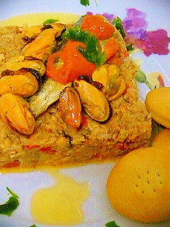 Una foto de Tartar de conservas de mar