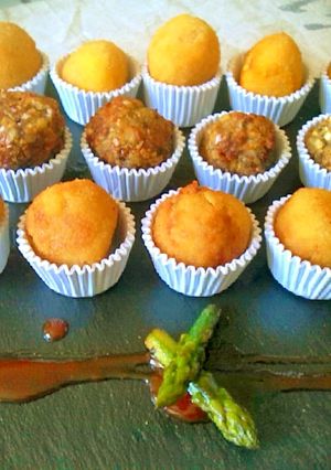 Una foto de Croquetas de champiñones con bacon
