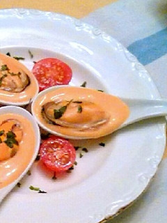 Una foto de Aperitivo de Mejillones en Salsa picante