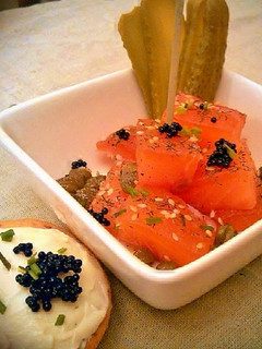 Una foto de Tapa de Salmón Marinado