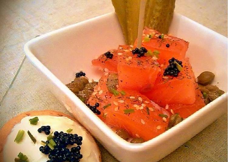 Tapa de Salmón Marinado