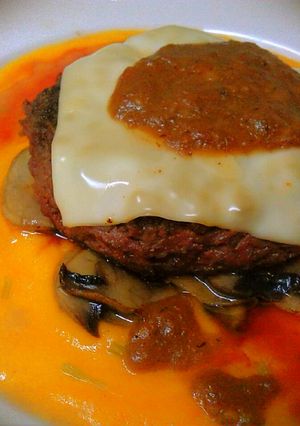 Una foto de Hamburguesa de Buey.