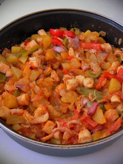 Una foto de Frita de Pulpo