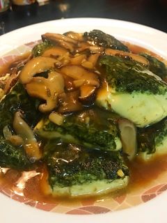 Foto resep Tofu / Tahu Bayam Jamur