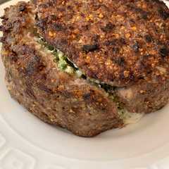 Una foto de Hamburguesas de carne rellenas