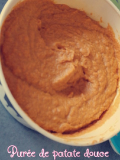 Une photo de Purée de Patate Douce