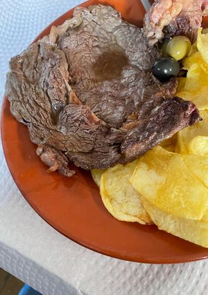 Foto de Bife com batatas