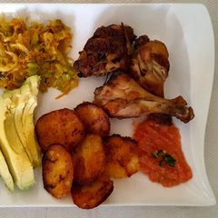 Cider-Glazed Roast Chicken with Crispy Potatoes A picture of Cider-Glazed Roast Chicken with Crispy Potatoes.