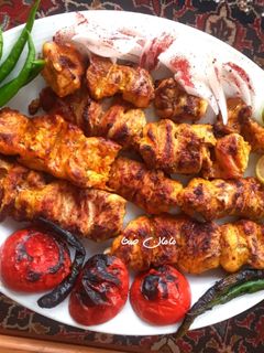 عکسی از دستور جوجه کباب قبضه ای