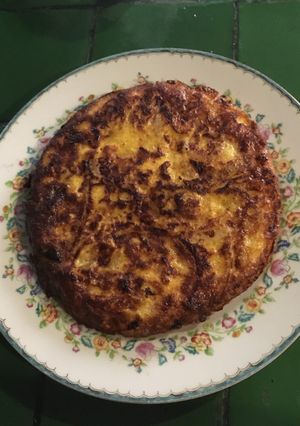Una foto de Tortilla de cebolla
