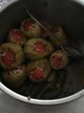 Dolma de calabacín y pimientos