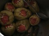 Dolma de calabacín y pimientos