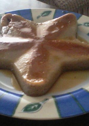 Una foto de Pudin de pera