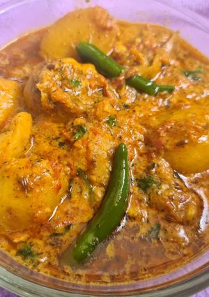 A picture of Reshmi Aloo Masala.