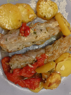 Una foto de Lagarto de cerdo al horno