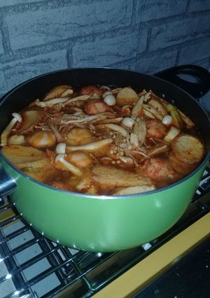 Foto resep Shabu-shabu simple kuah tomyum