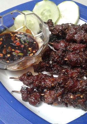 Foto resep Sate kambing bumbu kecap limao #KitaBerbagi