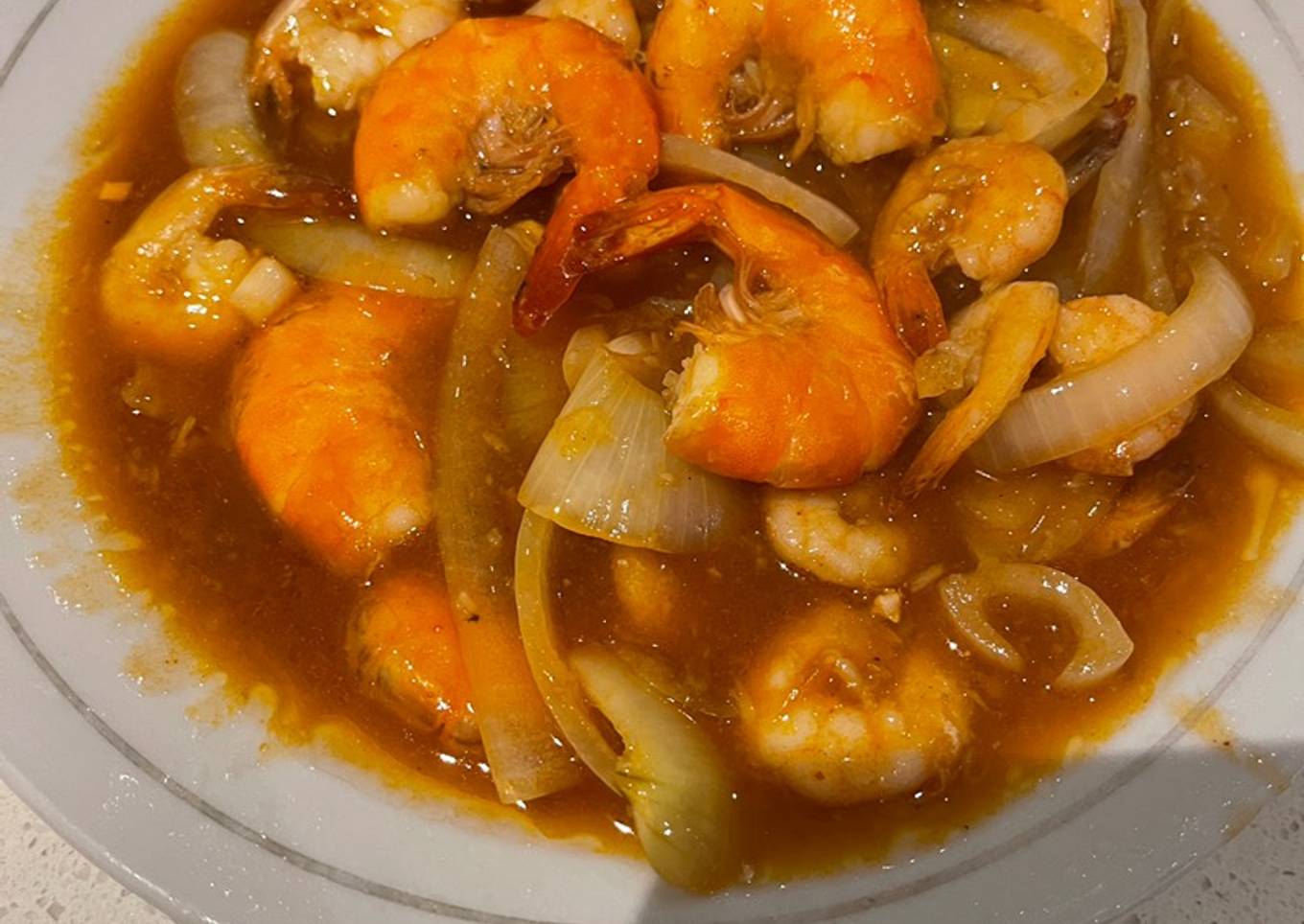 Udang saos padang rumahan