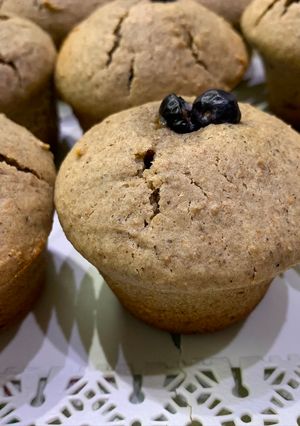 Una foto de Muffins con Masa Madre y trigo sarraceno