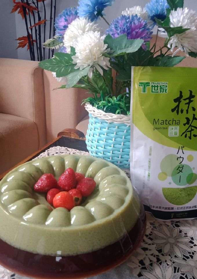 Foto resep Matcha Chocolate Pudding
