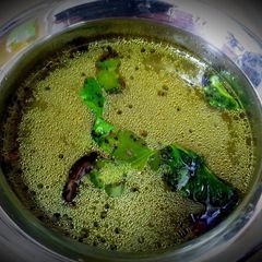 Betel Leaves Rasam (Soup) A picture of Betel Leaves Rasam (Soup).