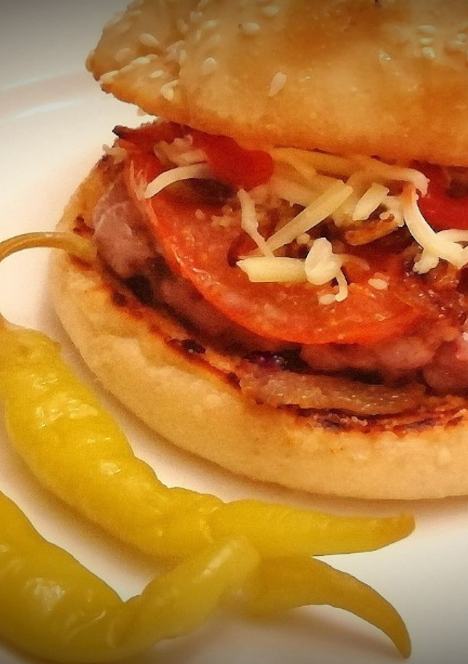 Una foto de Hamburguesa a mi gusto