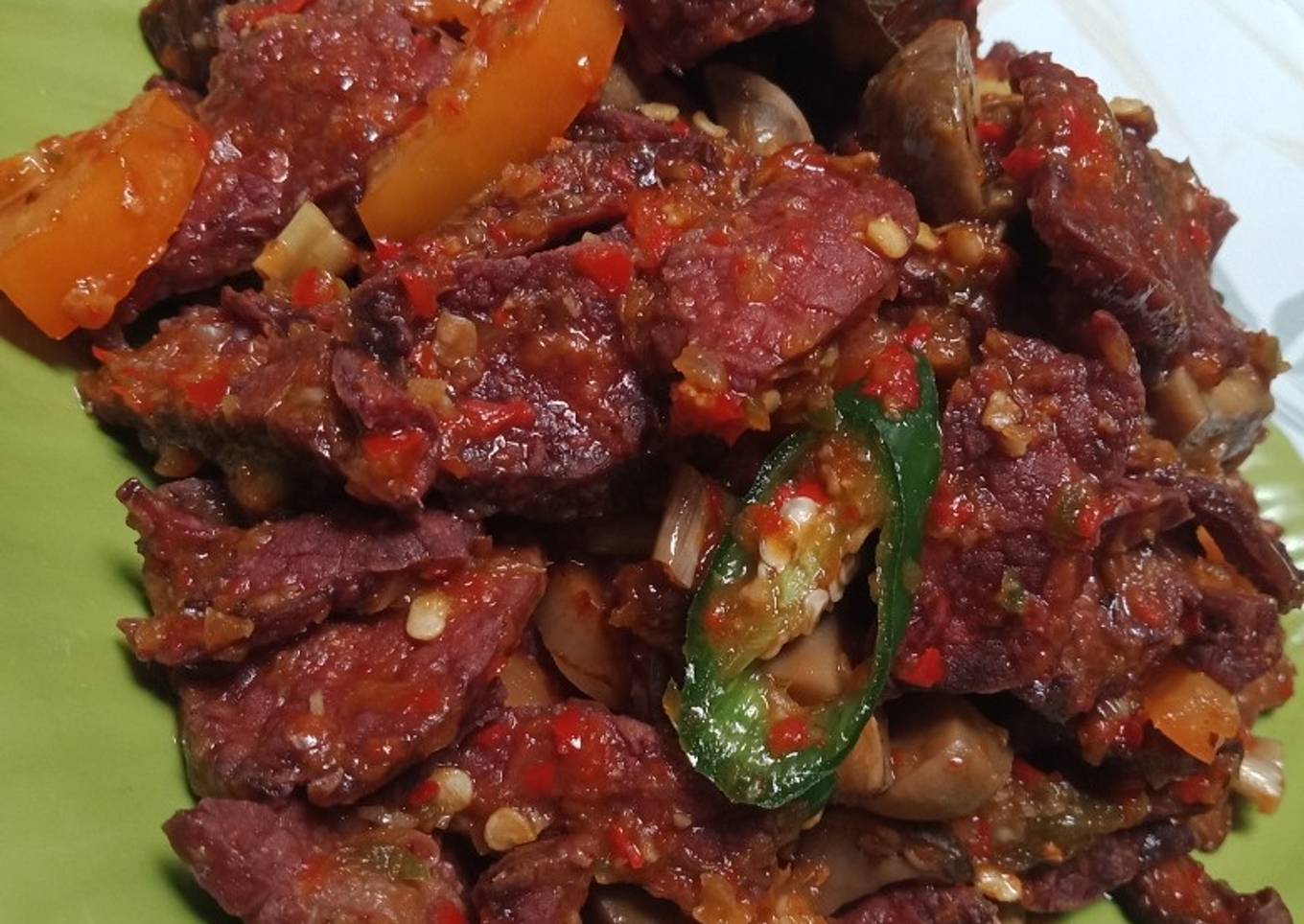 Oseng Paru Sapi