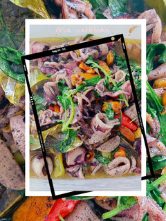 Foto resep Cumi hitam mercon